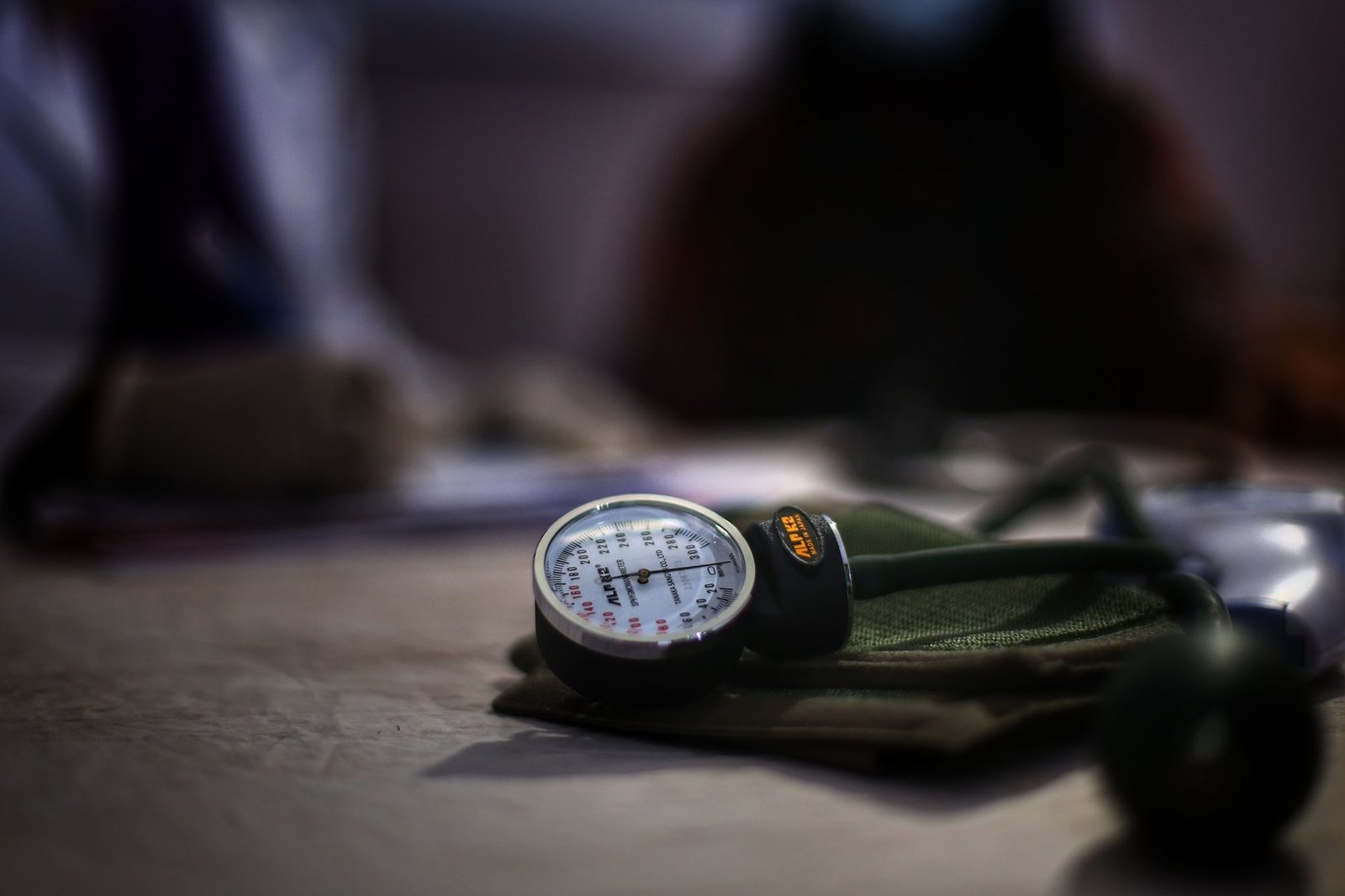 Detailed image of a medical sphygmomanometer on a table, indicating health check-up setting. — Advancements in Cardiovascular
