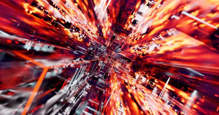 Abstract 3D digital light burst with vivid warm tones, suggesting high-speed data flow. — TikTok Trending Secrets: Proven Str